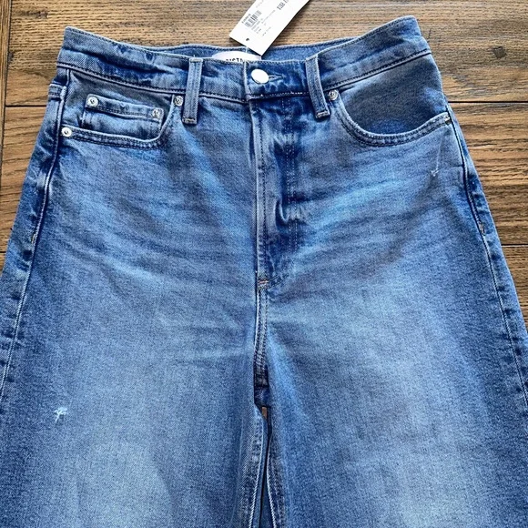 Pistola Lana Crop High Rise Ultra Wide Leg Color - Rhythm Vintage Jeans NTW - Picture 6 of 9